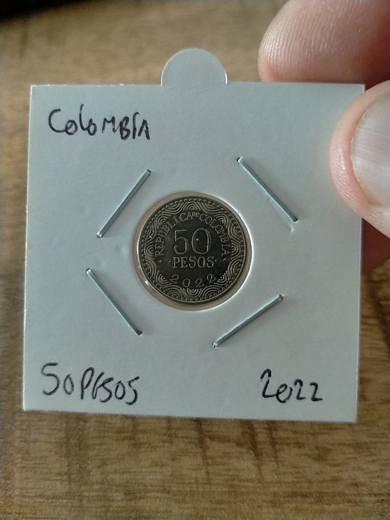 Colombia 50 Peso 2022, Verzenden, Noord-Amerika, Losse munt