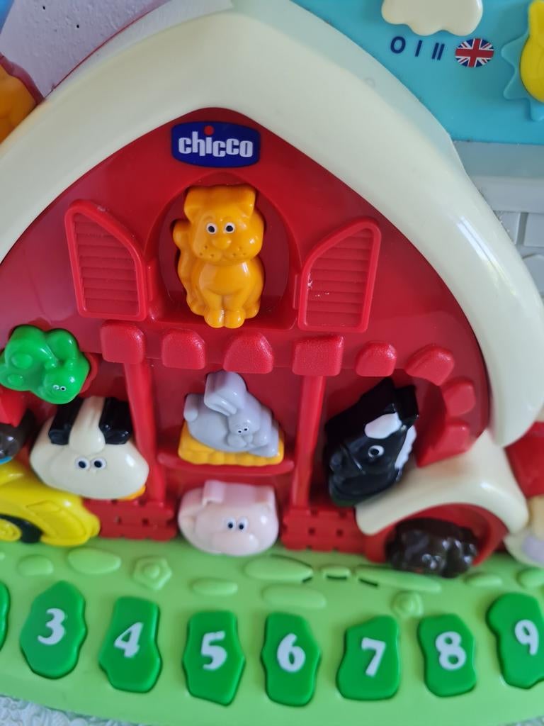 Chicco Boerderij Speelgoed met Geluid en Licht, Ophalen of Verzenden, Gebruikt, Overige typen, Met licht