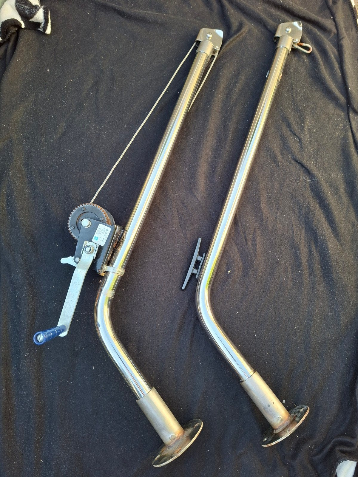 Davits rvs, Watersport en Boten, Ophalen, Gebruikt, Zeilboot of Motorboot