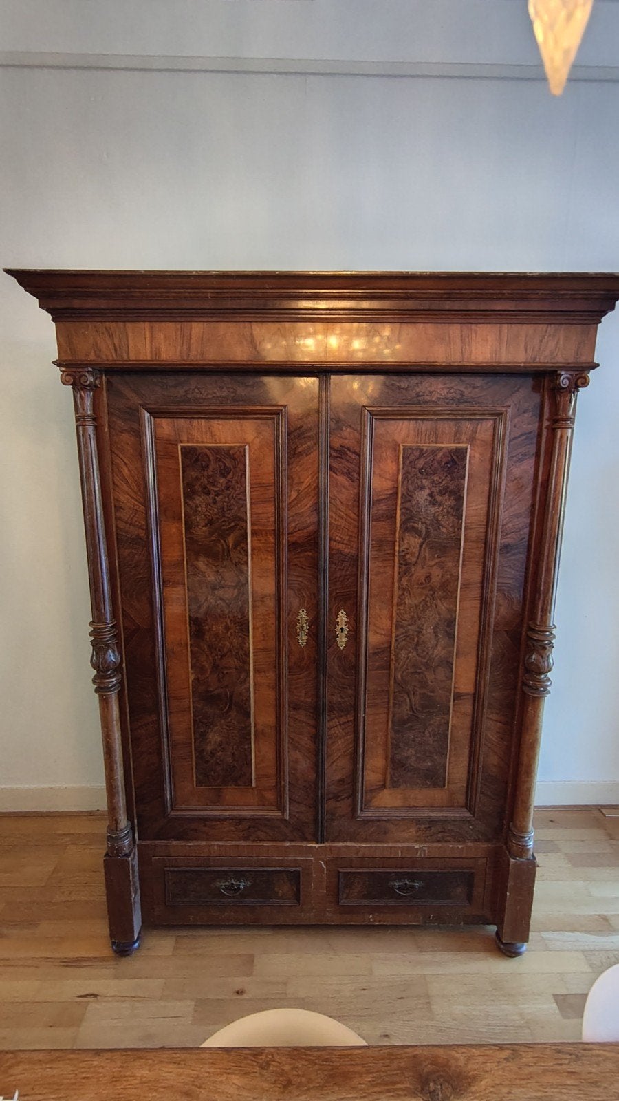 Antieke kledingkast,  bouwjaar ca 1880, Ophalen of Verzenden