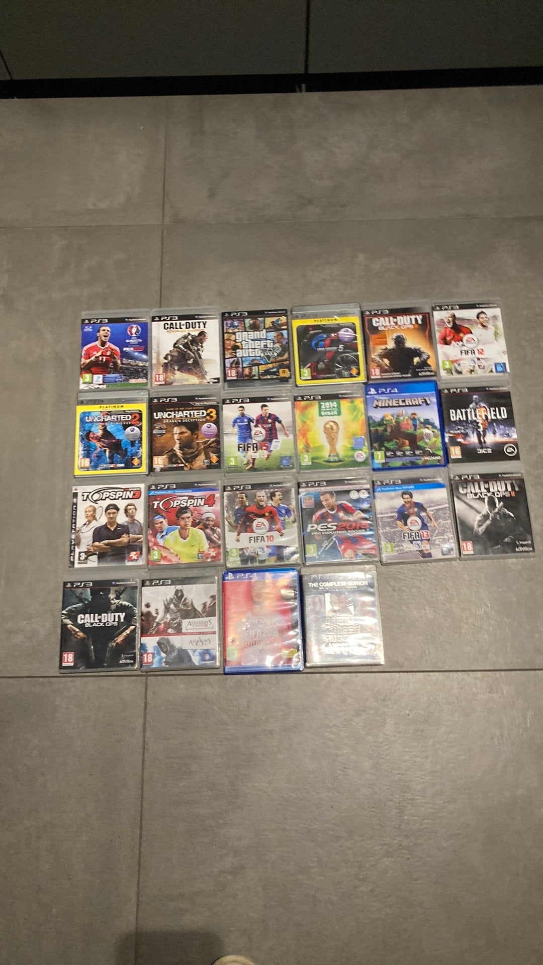 Ps3 games en twee ps4 games, Gebruikt, Overige genres, 1 speler, Eén computer