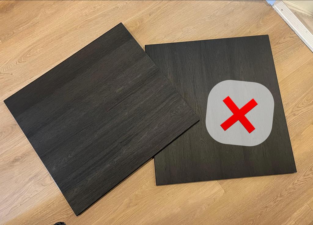 1x IKEA BESTÅ Timmerviken, zwart, 60x64 cm incl schanieren, Ophalen, Zo goed als nieuw