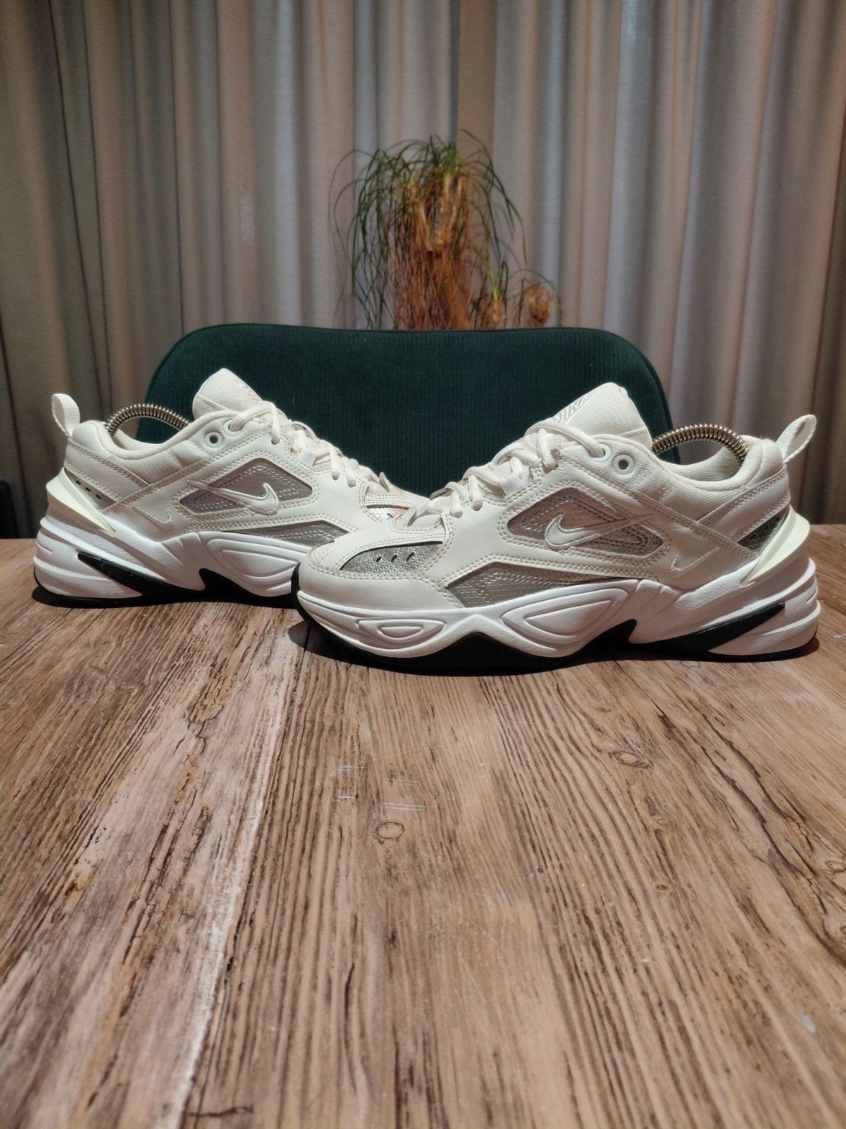 Nike M2K Tekno 'Metallic Silver' Size 38, Wit, Nike, Ophalen of Verzenden, Sneakers of Gympen