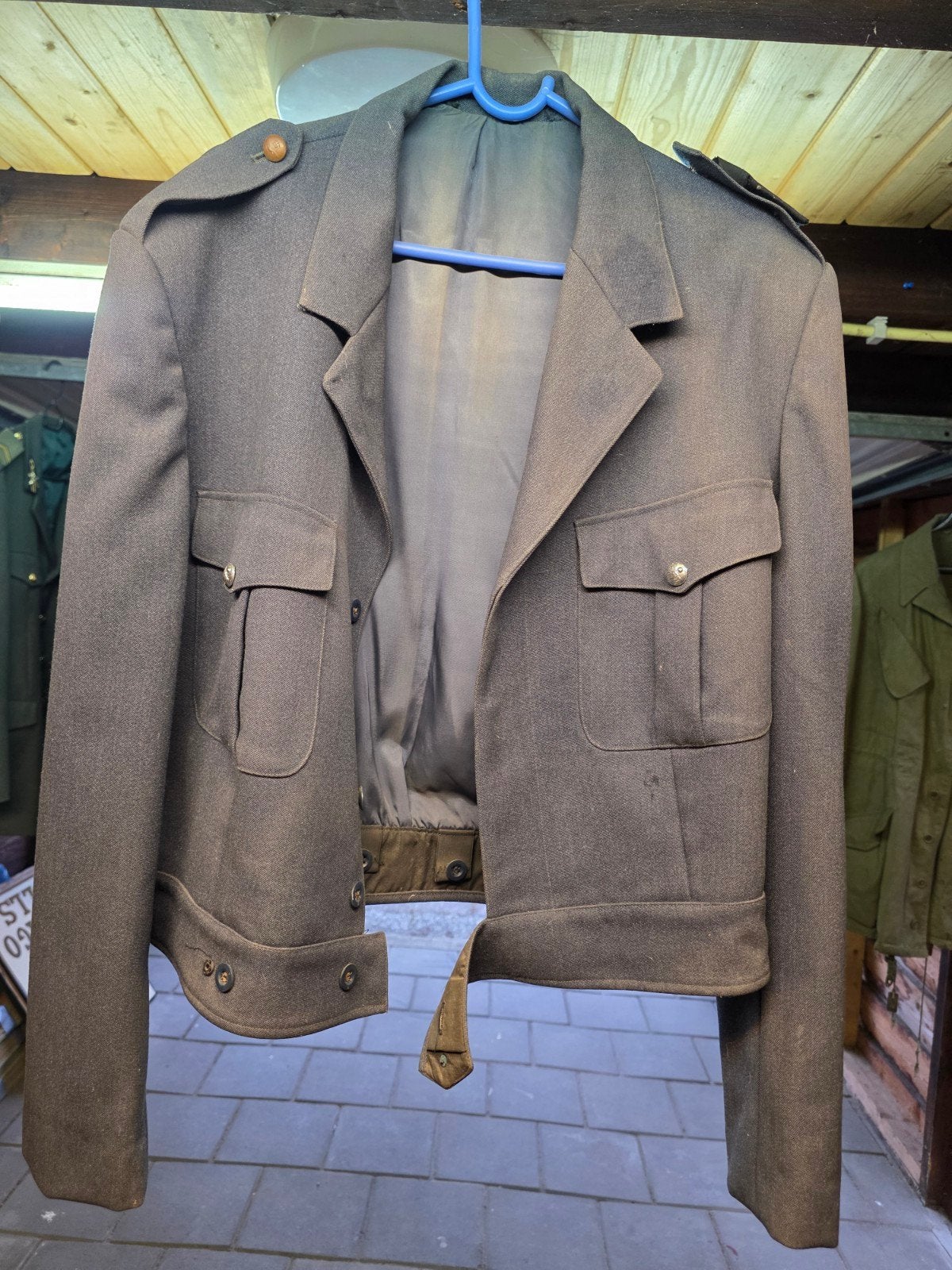 Originele Battle Dress jas KLu – 1978 – Maat 54, Ophalen of Verzenden, Luchtmacht, Nederland, Kleding of Schoenen