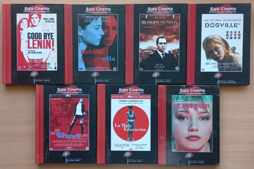7 Special editions Arthouse films met boekje De Morgen, Inclusief boekje, Vanaf 16 jaar, Overige gebieden, Verzenden