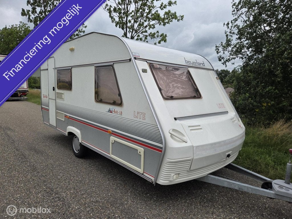 Beyerland 440 LB voortent luifel inruil mogelijk, Caravans en Kamperen, Vast bed, Rondzit, Bedrijf, 750 - 1000 kg