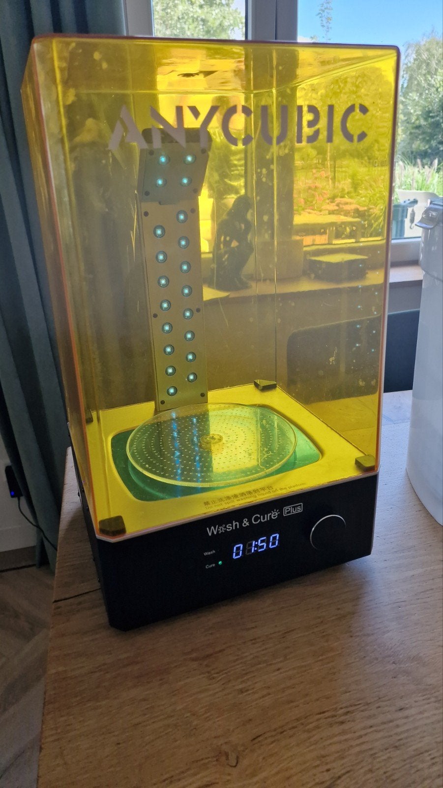 Anycubic Wash & Cure Plus - Resin 3D Printer Accessoire, Ophalen of Verzenden, Anycubic, Resin/Hars, Zo goed als nieuw