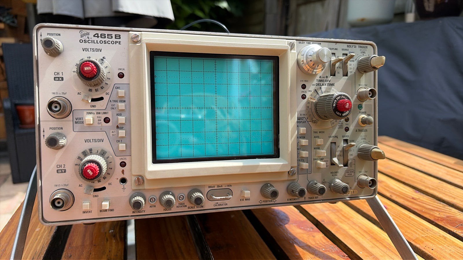 Vintage Tektronix 465B Oscilloscoop - Goede Staat, Ophalen, Gebruikt