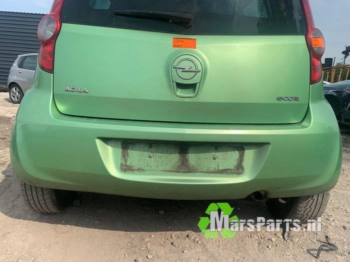 Achterbumper van een Opel Agila, Gebruikt, -, -, Opel
