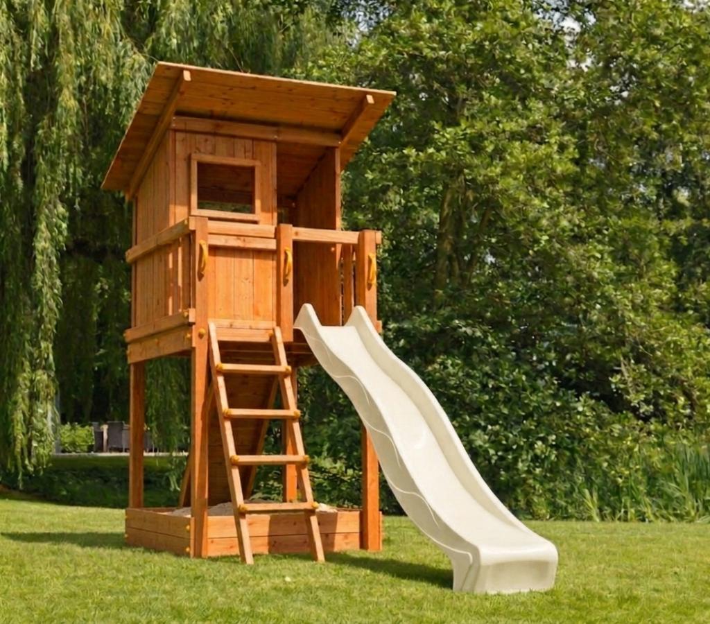 NIEUW! Speeltoestel Beach Hut van Douglas hout!, Welles Tuinhout, Klimwand, Mail@wellestuinhout.nl, Nieuw