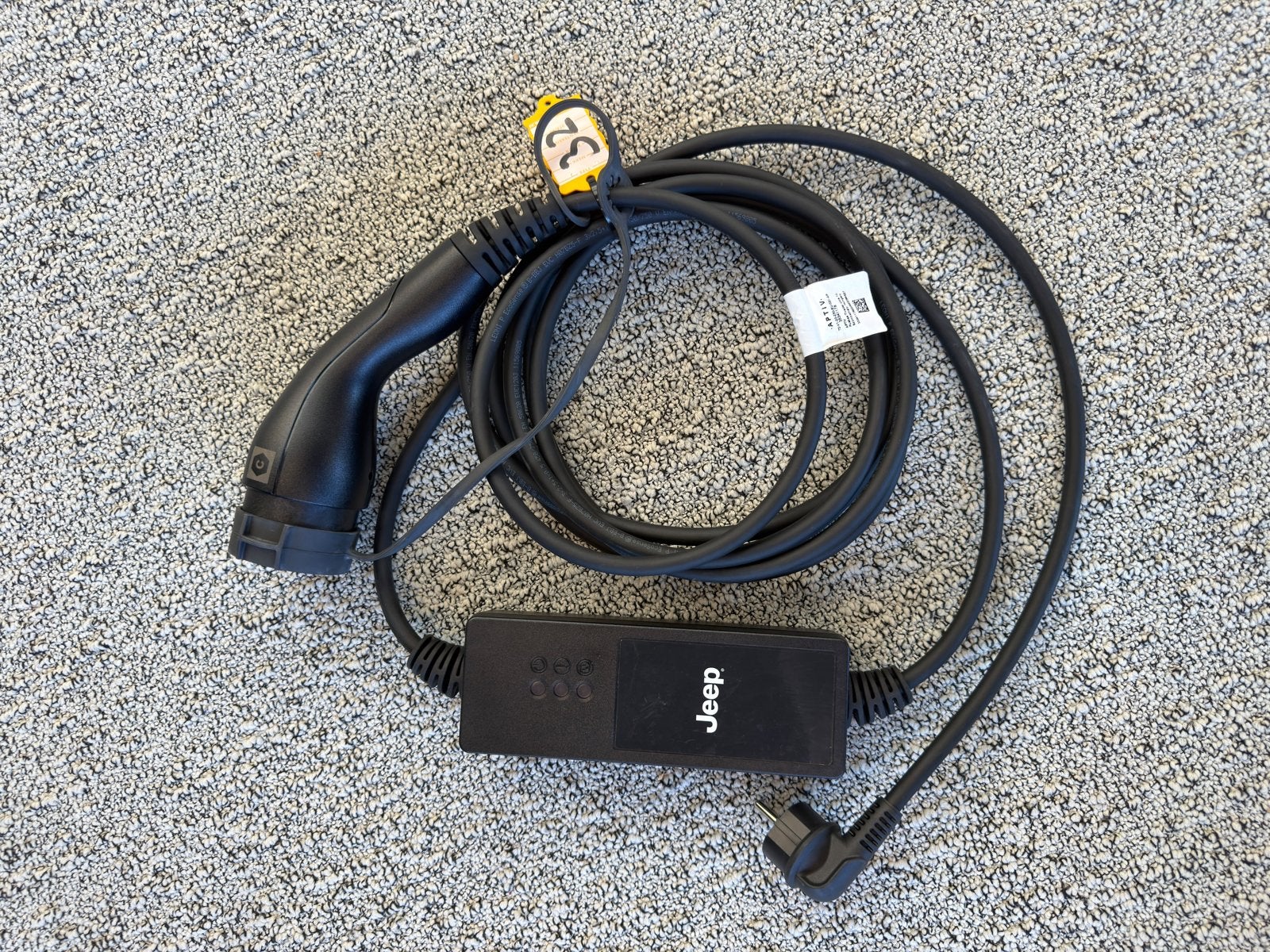Jeep Mopar Laadkabel Type 2 (Mode 2) - 13A/230V, Ophalen of Verzenden, Gebruikt, Laadkabel