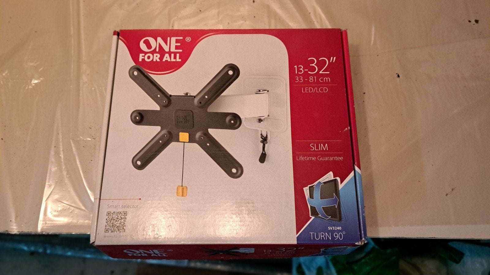 One For All TV Beugel 13-32 inch - Slim & Draaibaar, Ophalen, Nieuw