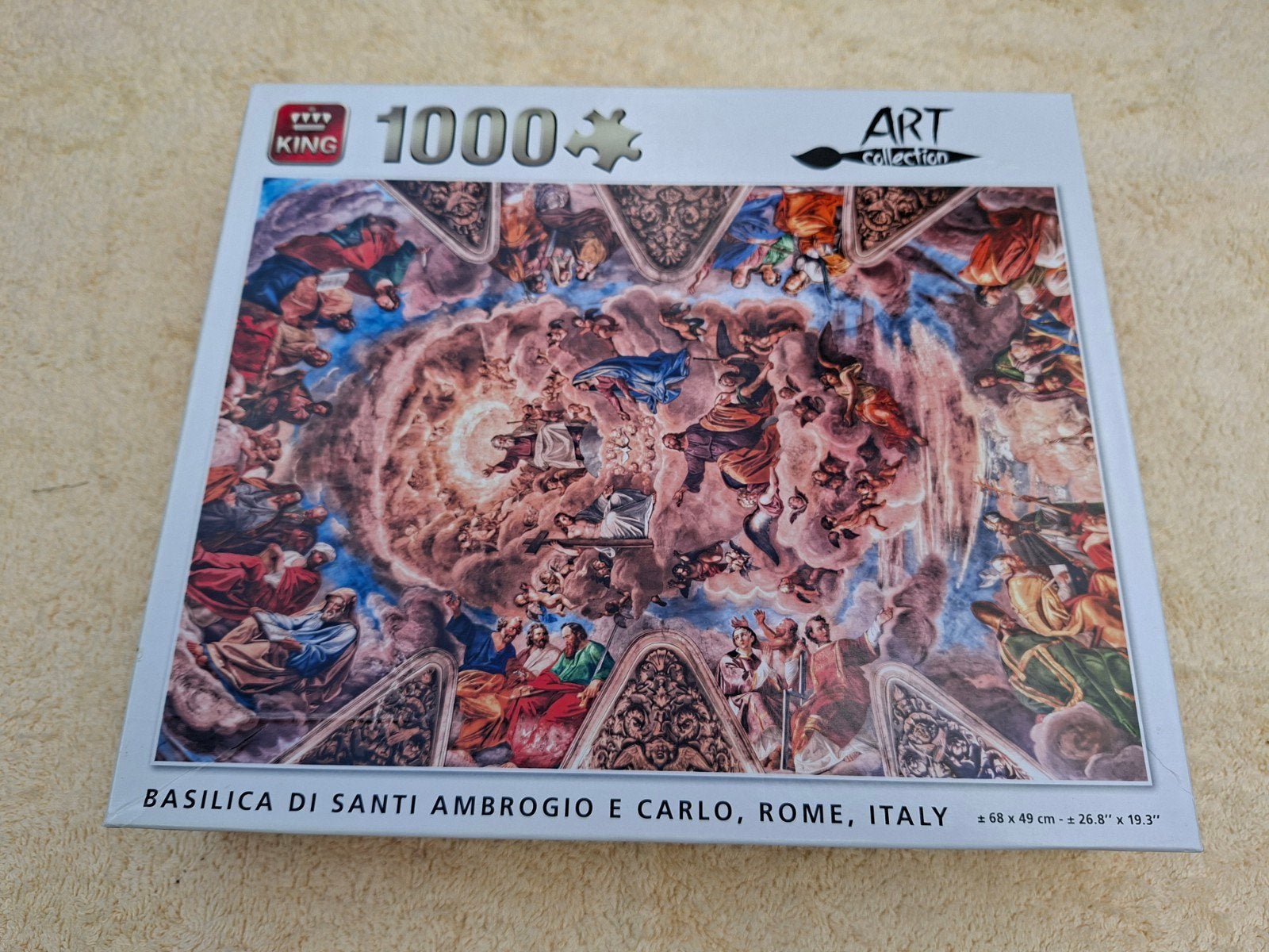 Puzzel King Art collection, Ophalen of Verzenden, 500 t/m 1500 stukjes, Gebruikt, Legpuzzel
