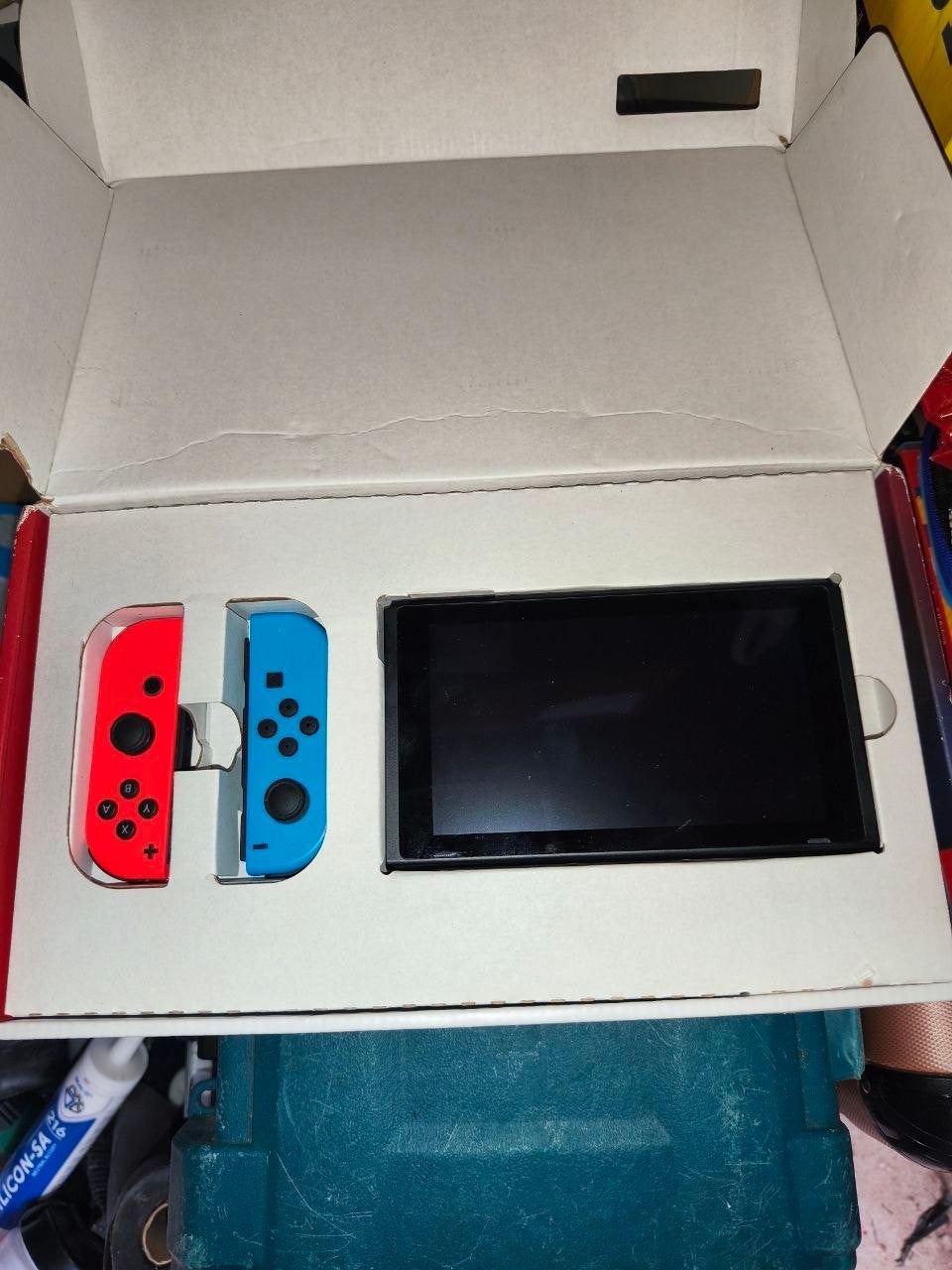 Nintendo switch v2, Spelcomputers en Games, Ophalen of Verzenden, Zo goed als nieuw, Met 1 controller, Switch Original