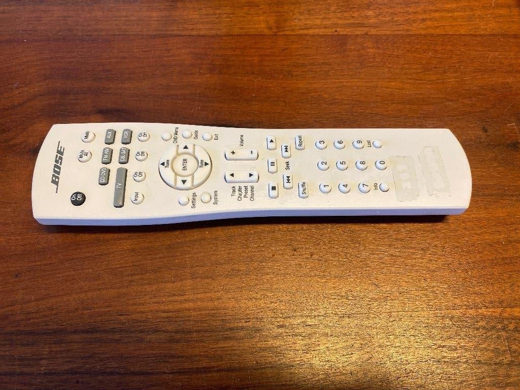 Bose afstandsbediening RC18T1-40 wit, Audio, Tv en Foto, Afstandsbedieningen, Ophalen of Verzenden, Gebruikt, Origineel, Mediaspeler