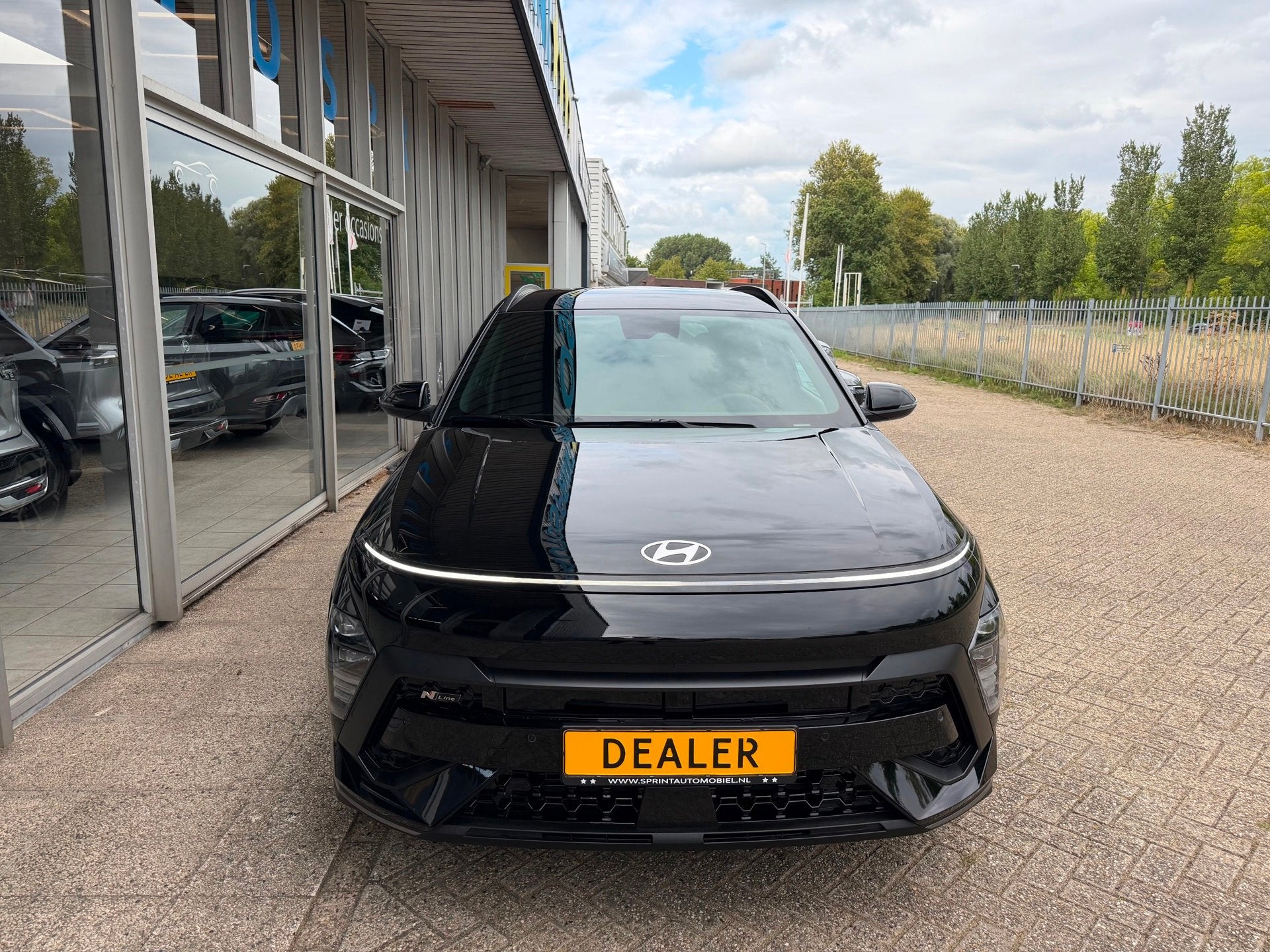 Hyundai Kona 1.6 GDI HEV N Line , APPLE CARPLAY , CAMERA, Auto's, Gebruikt, Zwart, Adaptive Cruise Control, Zwart