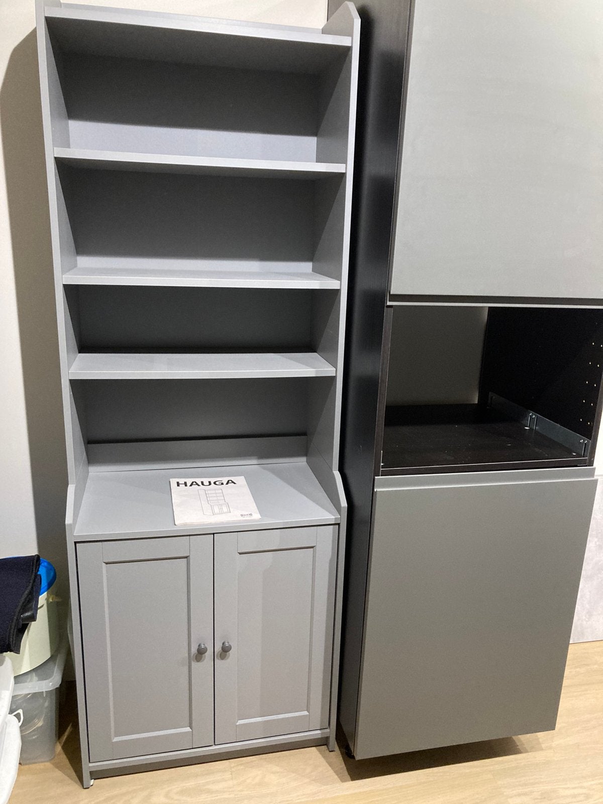 Hauga boekenkast, Ophalen, 50 tot 100 cm, Zo goed als nieuw, 150 tot 200 cm