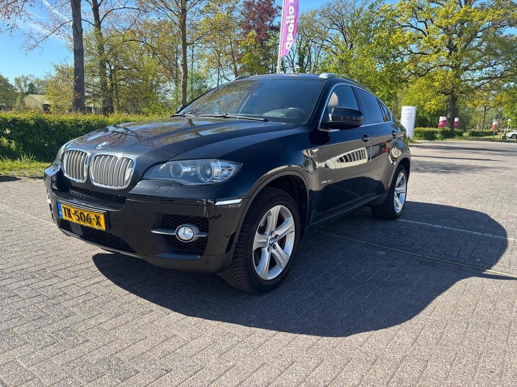 BMW X6  x-drive 40d  SUV  306 PK  2012 Zwart, Auto's, 2993 cc, 255 €/maand, Zwart, Overige kleuren