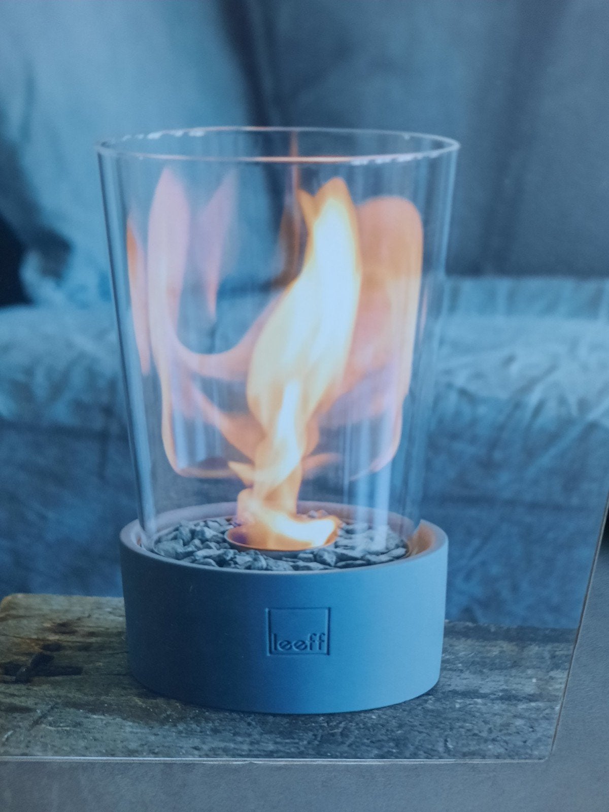 Stone Fire 'Grey' Bio-ethanol tafelhaard voor huis en tuin, Ophalen of Verzenden, Nieuw, Vrijstaande haard, Overige soorten