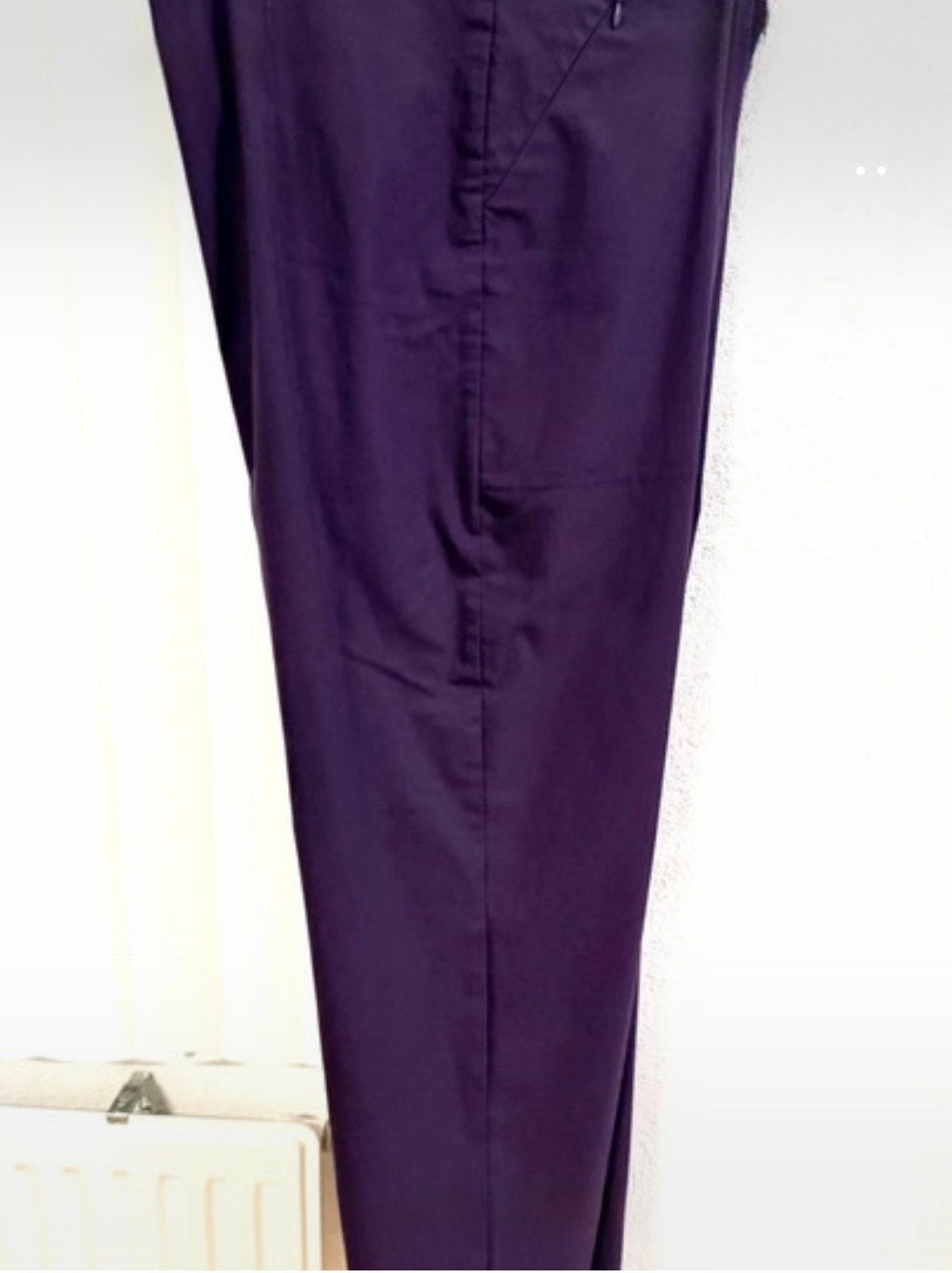 Paarse Ulla Popken Broek – Maat 50/52 – Comfortabele Stretch, Paars, Ulla Popken, Ophalen of Verzenden, Zo goed als nieuw