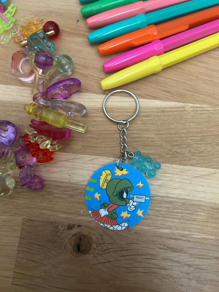 Vintage 90s Flippo Sleutelhanger met Gummy Bear, Verzamelen, Sleutelhangers, Ophalen of Verzenden, Zo goed als nieuw, Overige typen
