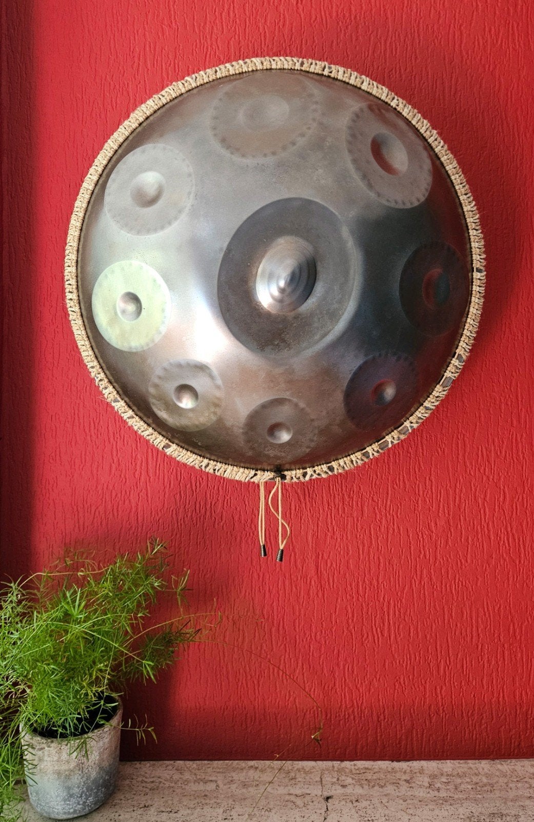 Handpan D Kurd 9 stainless, Muziek en Instrumenten, Ophalen, Zo goed als nieuw, Melodische percussie