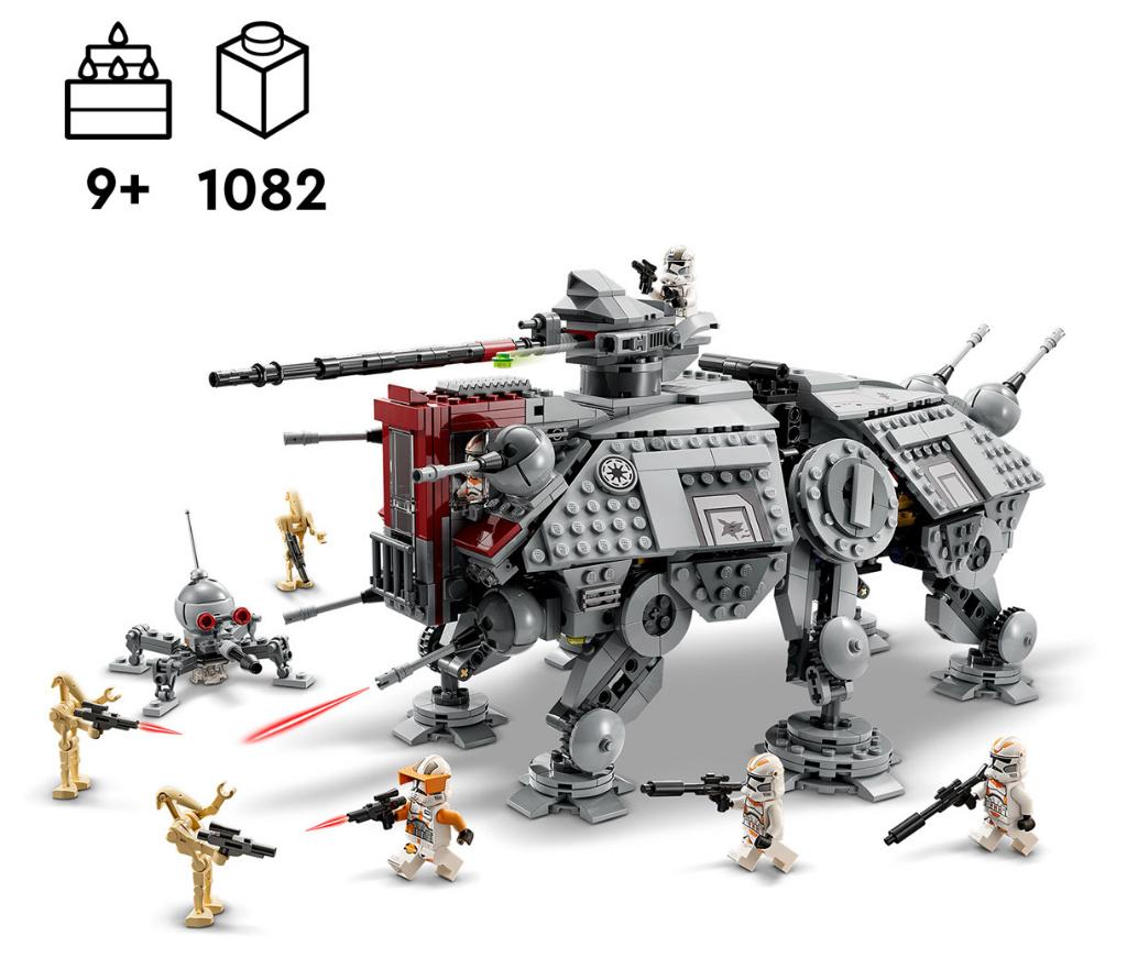 LEGO Star Wars 75337 AT-TE Walker 1082 delig, Star Wars, Lego, Nieuw, Ophalen of Verzenden