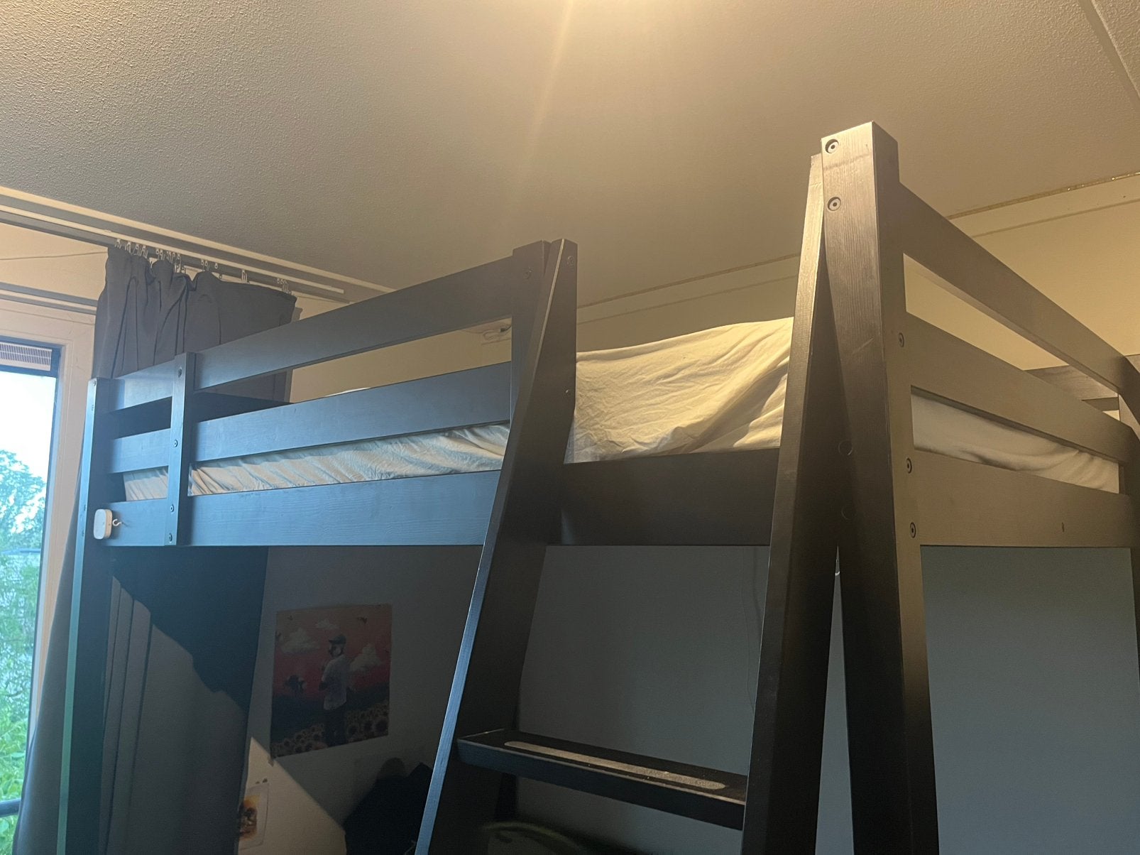 Ikea stora tweepersoonshoogslaper, Huis en Inrichting, Ophalen, Tweepersoons, Hoogslaper