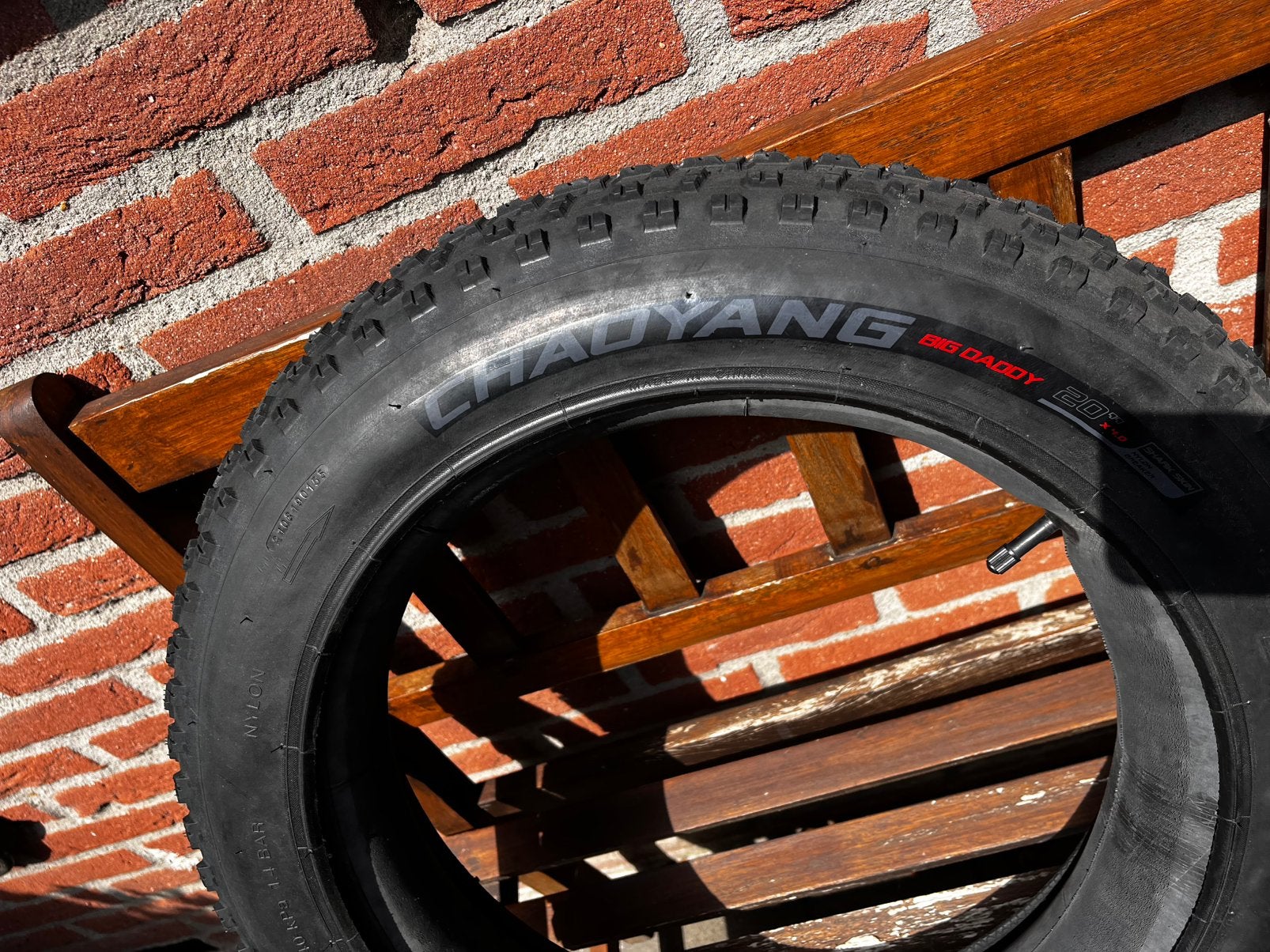 Chaoyang big daddy 20x4 binnen en buitenband nieuw, Wiel, Nieuw, Ophalen of Verzenden, Elektrische fiets