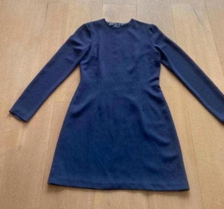 Vanilia jurk 40 M nieuwstaat, Ophalen of Verzenden, Zo goed als nieuw, Maat 38/40 (M), Blauw