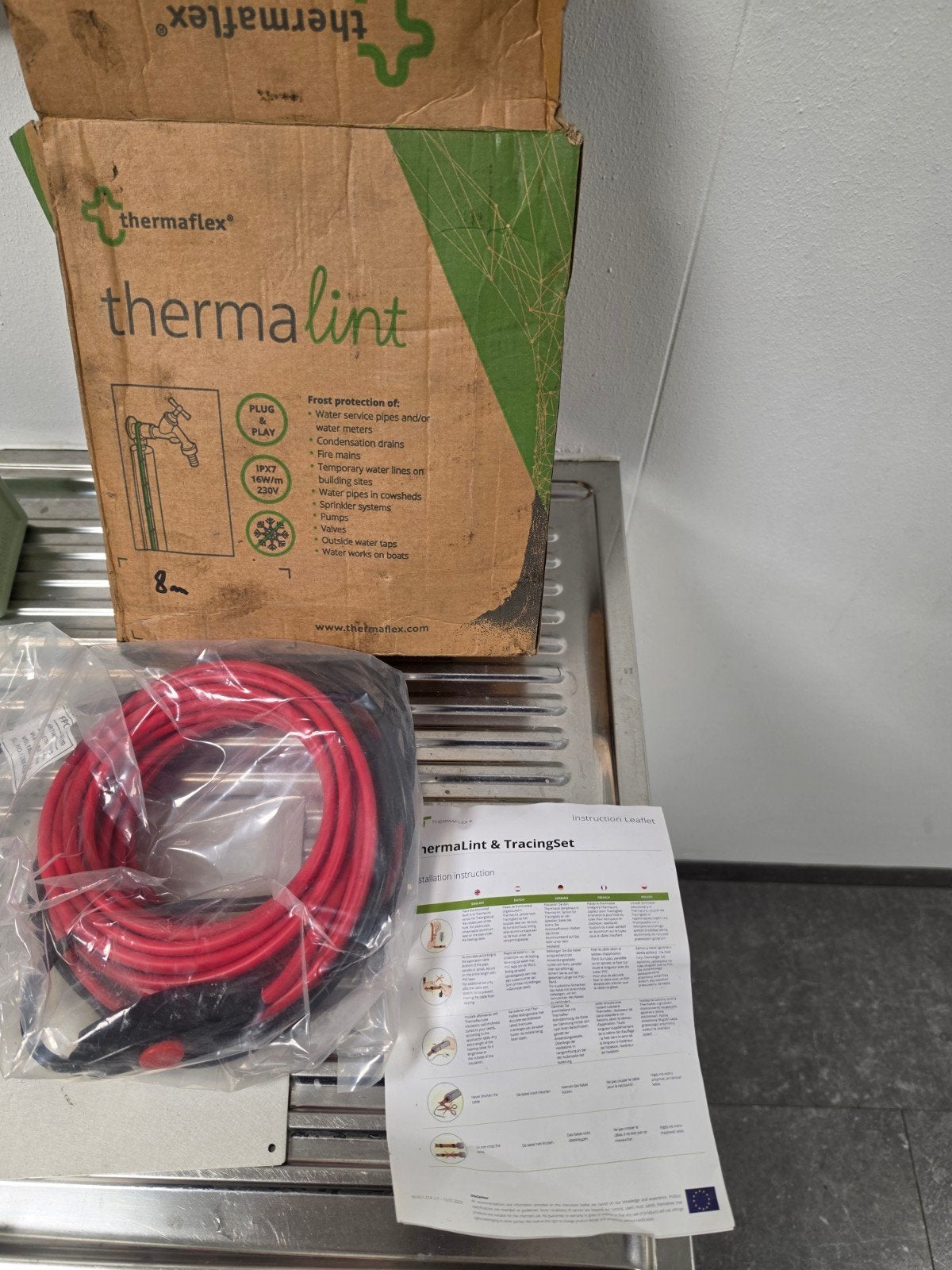 Thermaflex Thermalint Tracingset - 8 meter vorstbeveiliging, Doe-het-zelf en Verbouw, Ophalen of Verzenden