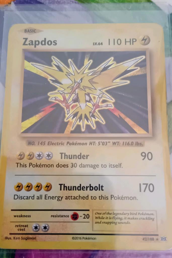 Pokemon kaarten 2016, Ophalen of Verzenden, Gebruikt, Losse kaart, Foil