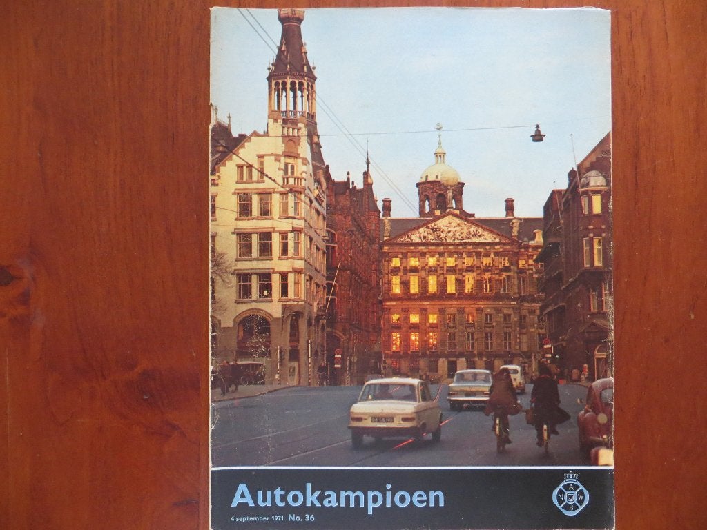 Autokampioen 36 1971 Audi 100 Coupé S (test), Renault 1972, Ophalen of Verzenden, Zo goed als nieuw, Audi