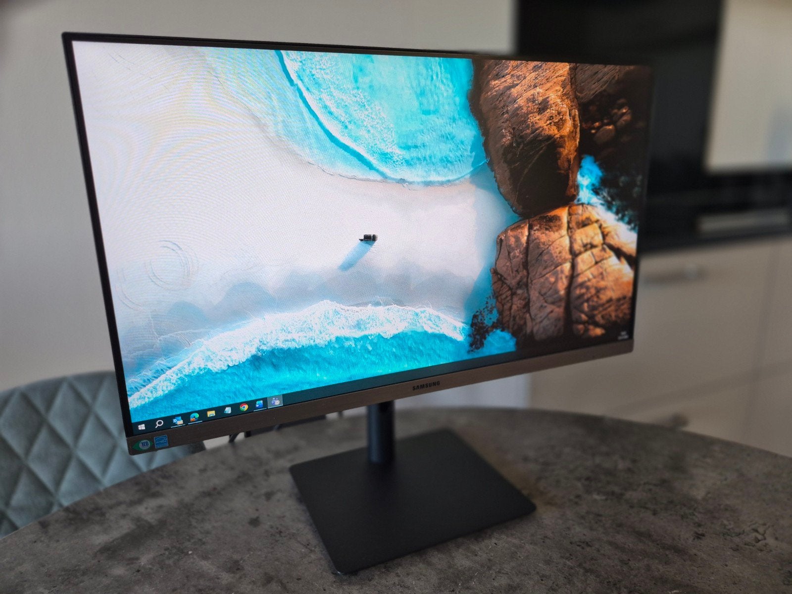 Samsung S24R650FDU 24" FHD 75Hz Monitor, Computers en Software, Ophalen, Gebruikt, IPS, Full HD
