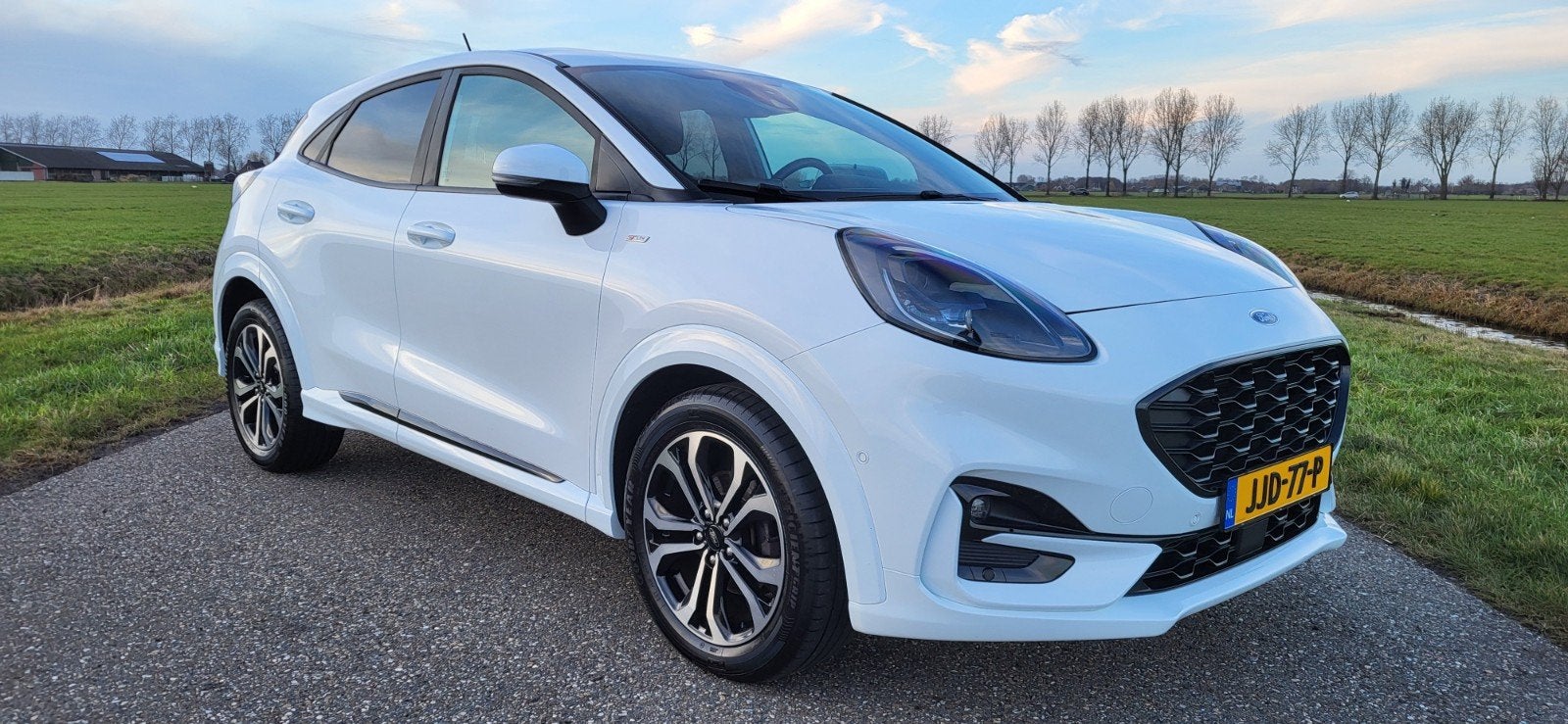 Ford Puma ST 1.0 Ecoboost Hybrid 125pk 2020 Navi Camera, Voorwielaandrijving, Stof, Puma, Wit