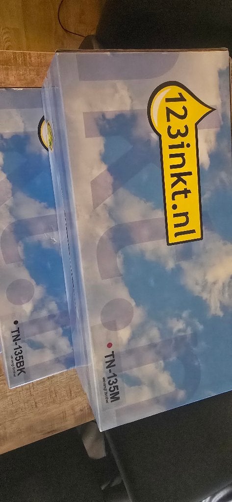 7x toners 123inkt huismerk voor Brother TN-135 (BK, C, M, Y), Ophalen, Nieuw, Toner