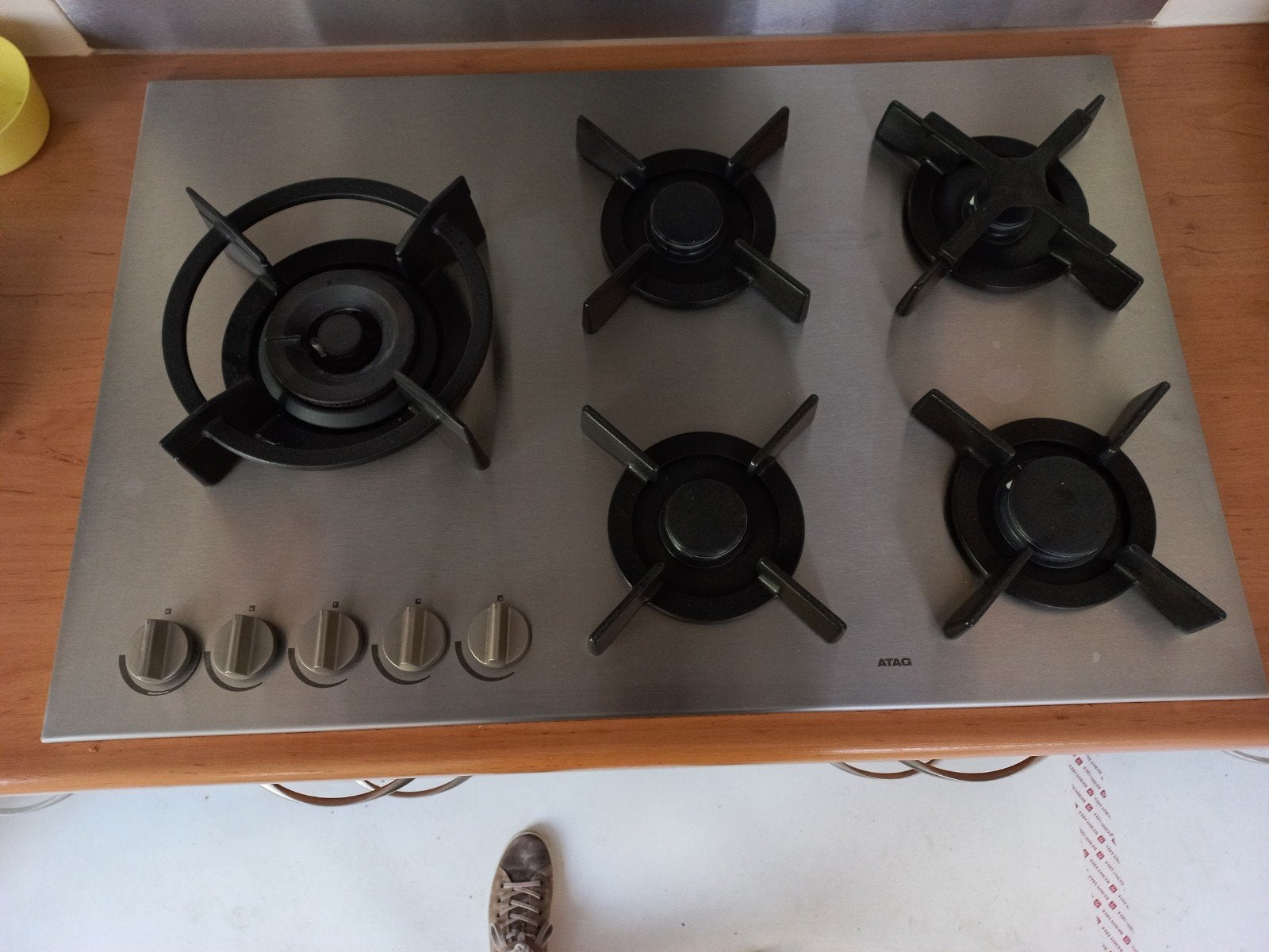gas kookplaat atag, Ophalen, Gebruikt, Inbouw, Gas