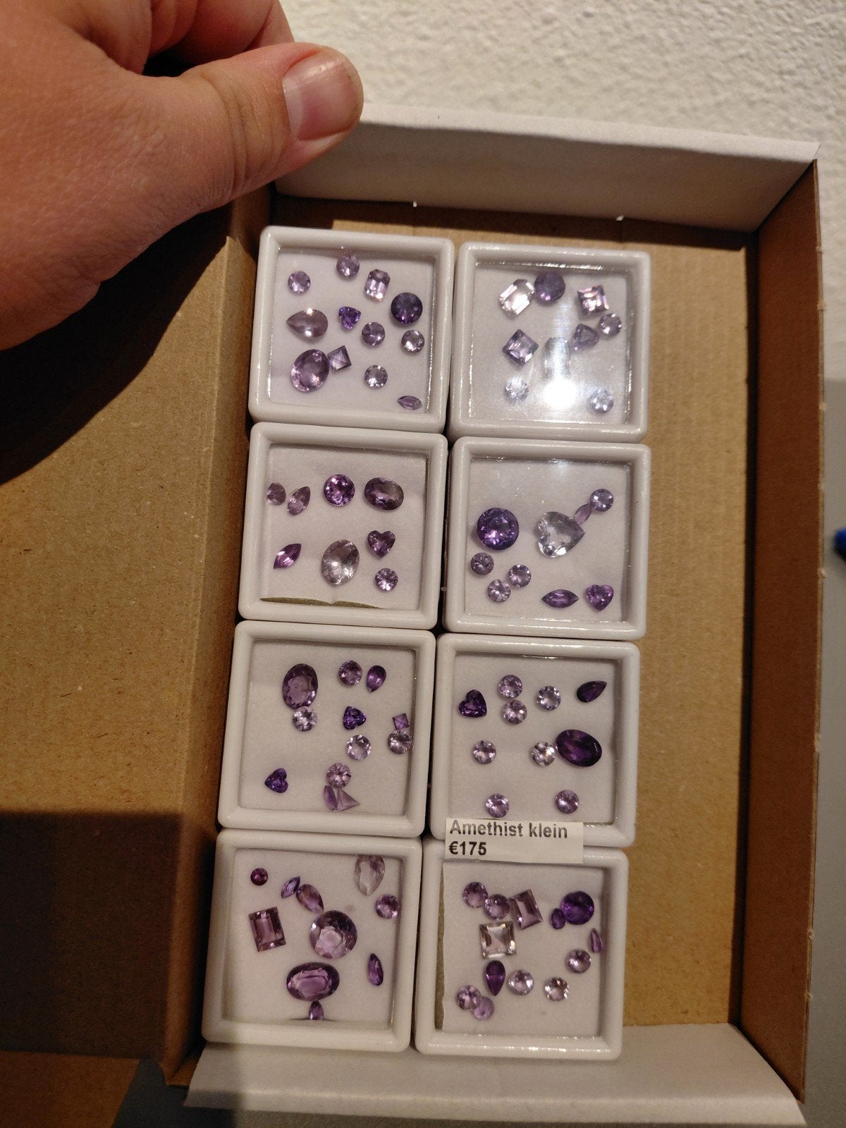 Set geslepen Amethist, Ophalen of Verzenden, Nieuw