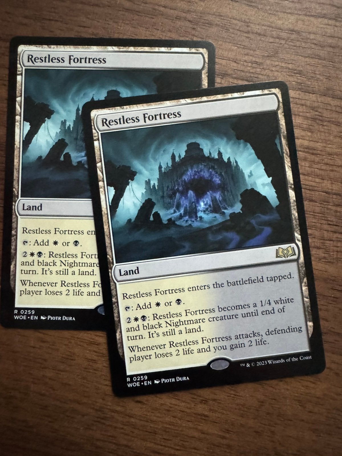 2x Restless Fortress - Wilds of Eldraine, Verzenden, Zo goed als nieuw