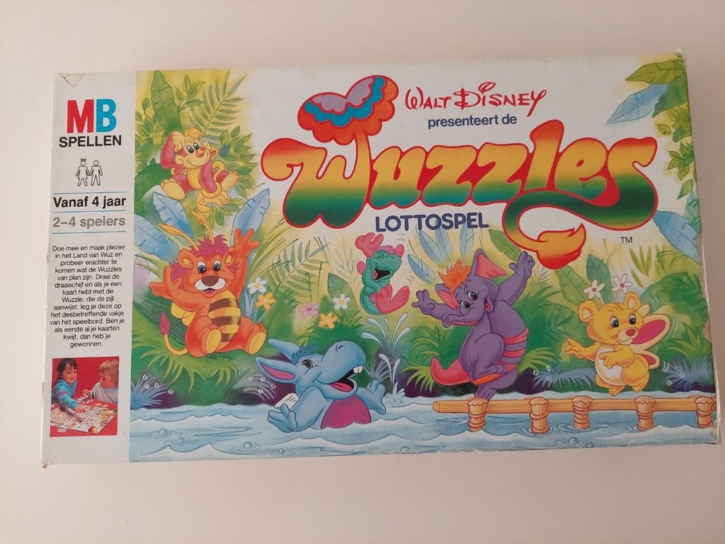 Wuzzles Lottospel, Ophalen of Verzenden, Gebruikt, MB Spellen