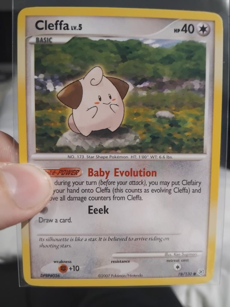 Cleffa Pokémon Kaart 78/130 - 2007, Ophalen of Verzenden, Zo goed als nieuw, Losse kaart