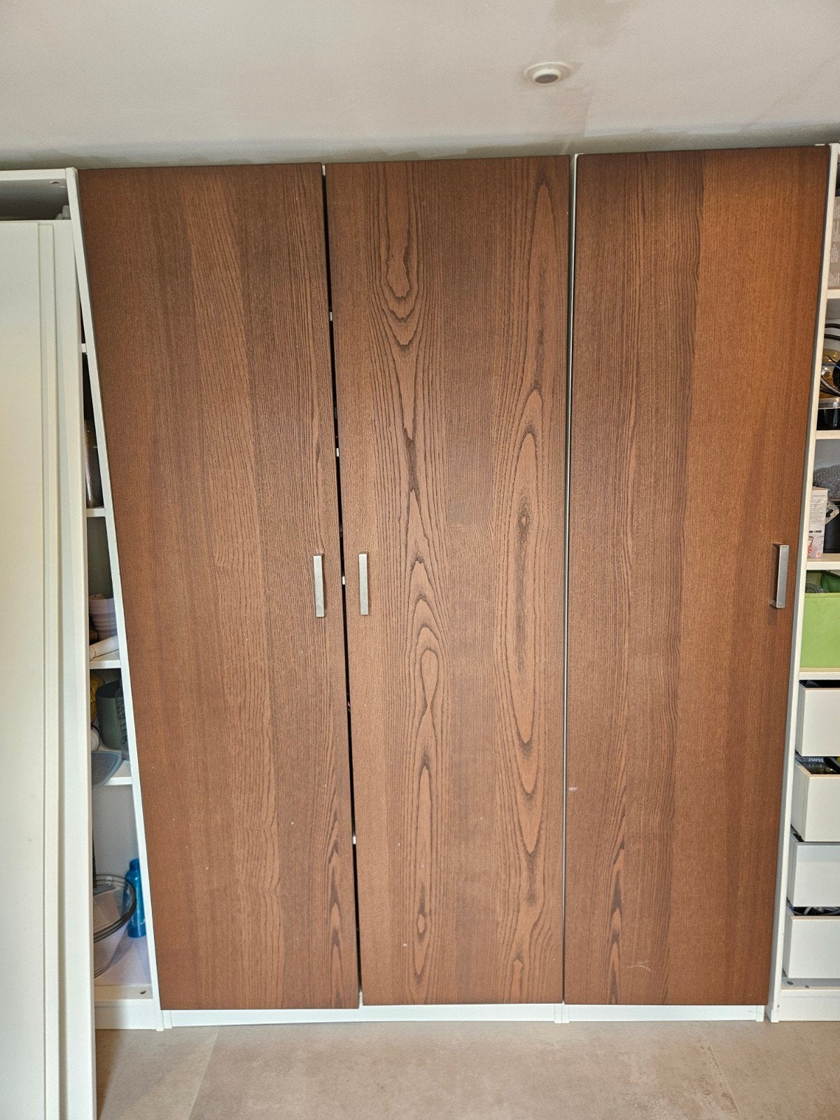 Ikea Pax 3 deuren bruin 195 hoog, Ophalen, Gebruikt, 50 tot 100 cm, 200 cm of meer
