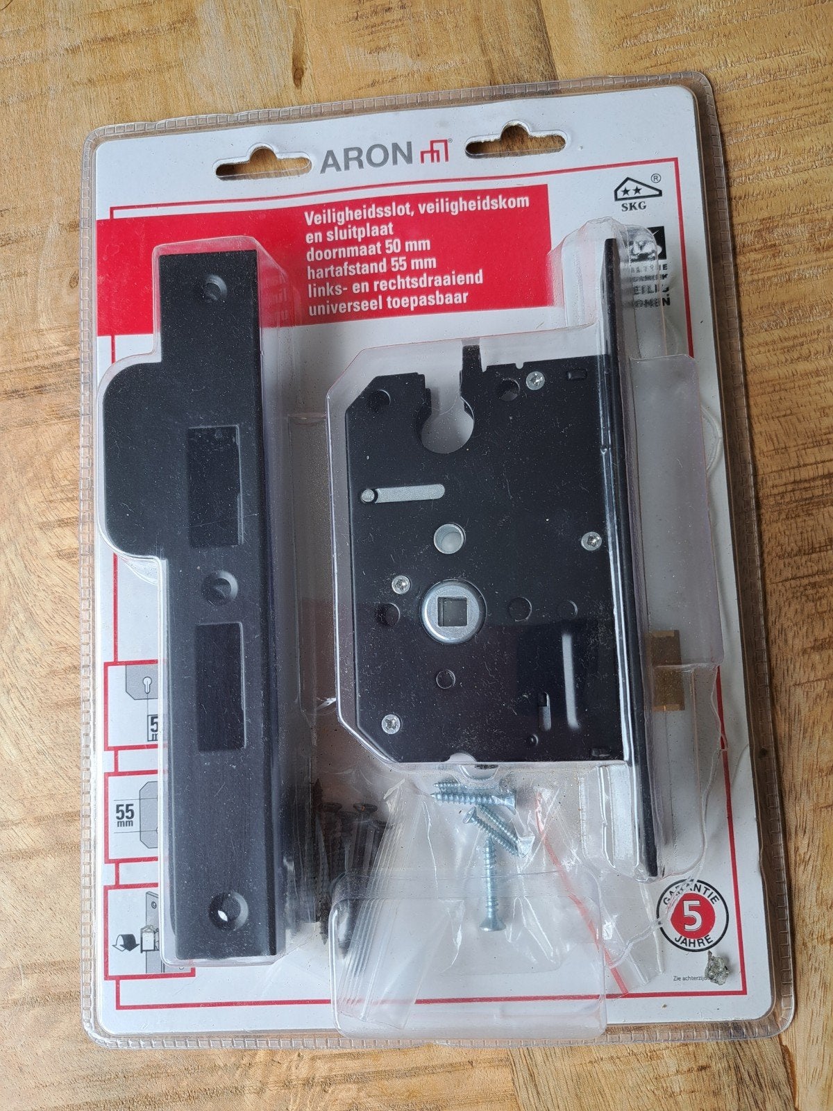 Aron Fit Veiligheidsslot met veiligheidskom en sluitplaat, Ophalen of Verzenden, Zo goed als nieuw, IJzer, Slot