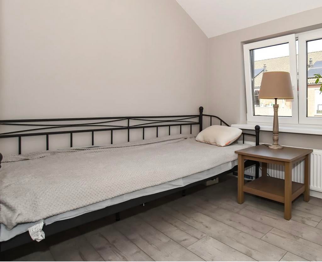 Ikea 1 persoonsbed van metaal, Ophalen, 90 cm, Eenpersoons, Wit