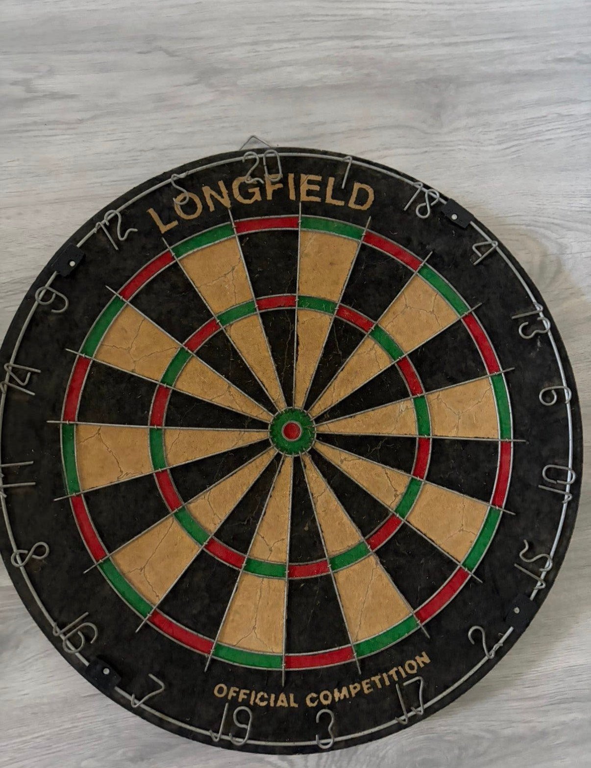 Longfield dartbord, Sport en Fitness, Ophalen of Verzenden, Gebruikt