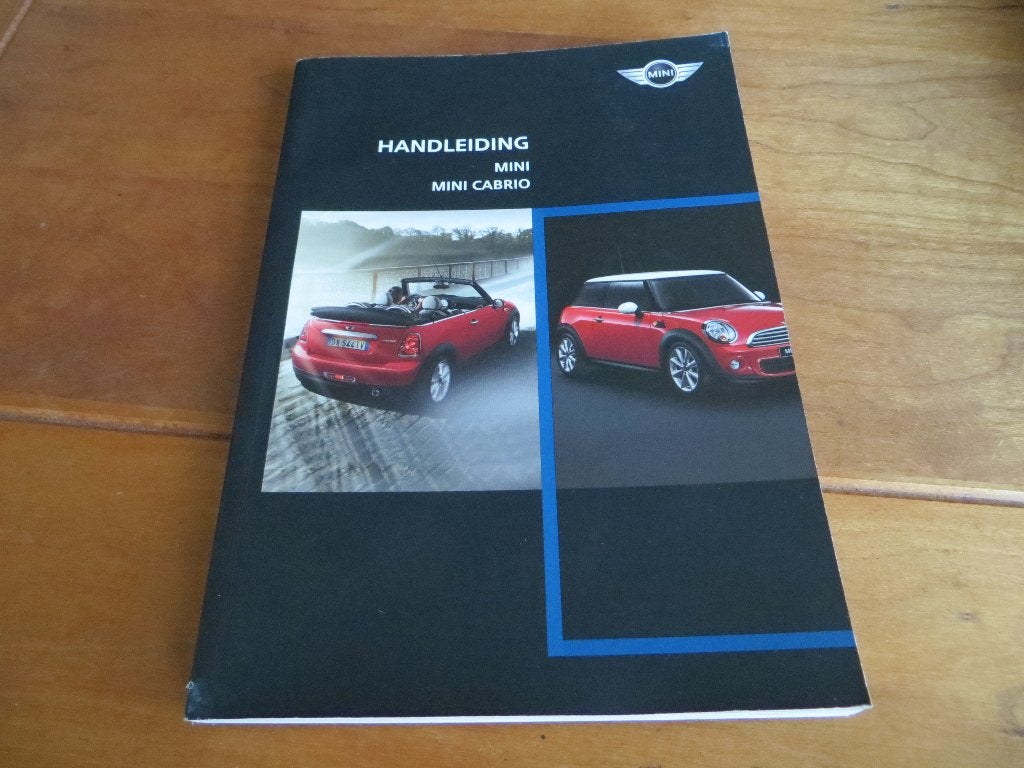 Instructieboek Mini, Mini Cabrio, alle uitvoeringen 2010, Auto diversen, Ophalen of Verzenden