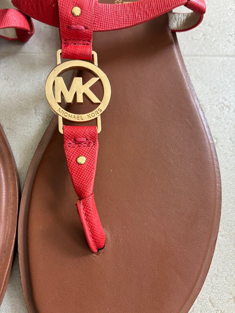 Michael Kors sandalen, Kleding | Dames, Michael Kors, Zo goed als nieuw, Rood, Sandalen of Muiltjes