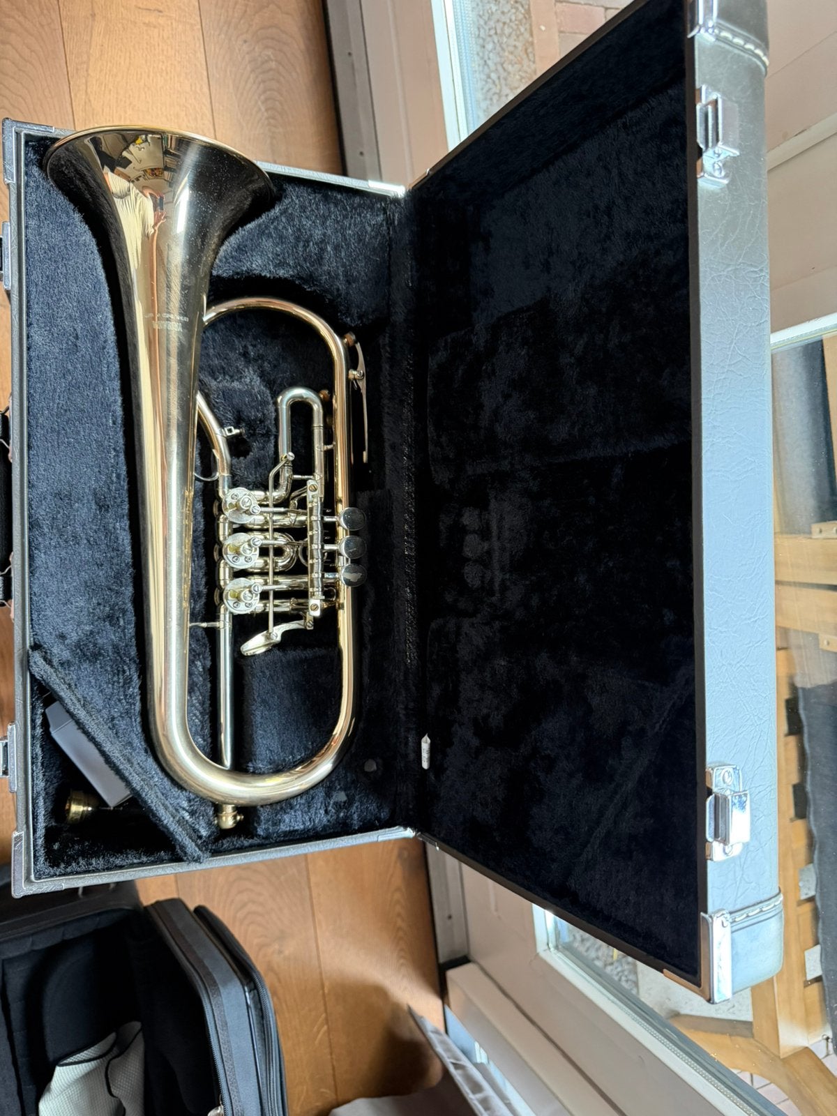 Flügelhorn Yamaha YTR 436 G, Ophalen of Verzenden, Zo goed als nieuw, Overige typen