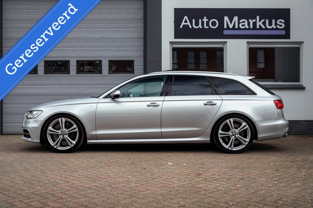 Audi S6 Avant 4.0 TFSI quattro Pano|Soft-Close|RS Zetels|360, Auto's, Audi, Automaat, Euro 5, Gebruikt, 8 cilinders