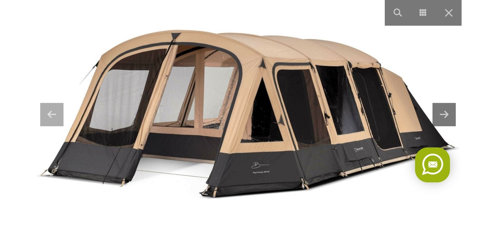 Bardani Royal Prestige Alu 460 RSC, Caravans en Kamperen, Ophalen, Zo goed als nieuw